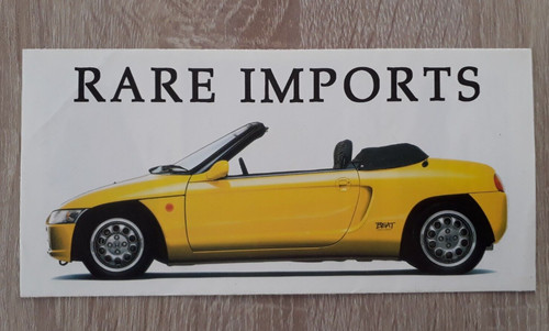 Rare imports jdm brochure - imports,