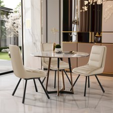 2x Swivel Dining Chairs