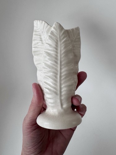 Vintage sylvac palm leaf vase - vintage,