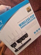 REIGY 5MP WIFI CCTV Camera System Pre-installed 1TB Hard Drive, Outdoor Security