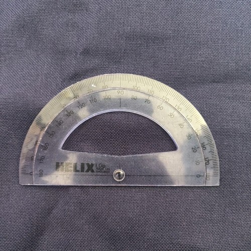 Clear helix protractor - clear,
