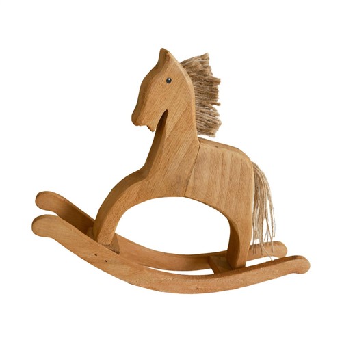 Wooden rocking horse figurine - horse,