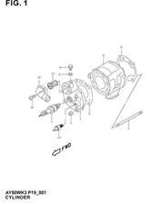 Suzuki Genuine Bolt AY50 UX50