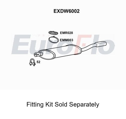 Rear muffler silencer insert - silencer,