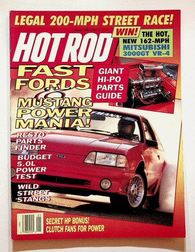 1991 january hot rod - january, magazine