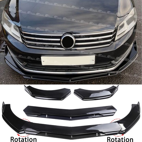 Gloss black front bumper abs - gloss,