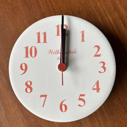 Ceramic clock 15cm - #4,