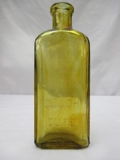 SUPERB AMBER VENO'S LIGHTNING COUGH CURE CHEMIST MEDICINE BOTTLE BOTTLE