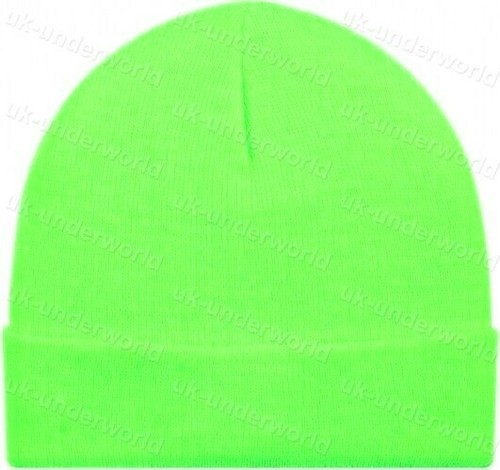 Neon beanie hat visibility - beanie,