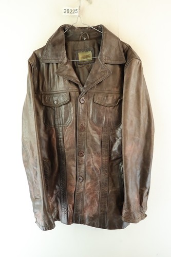 Aviatrix brown leather blazer - brown,
