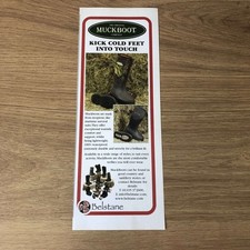 GUNS162 MAGAZINE ADVERT 12X5 ORIGINAL MUCKBOOT COMPANY