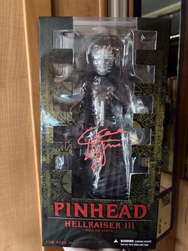 Signed mezco toyz pinhead - signed,