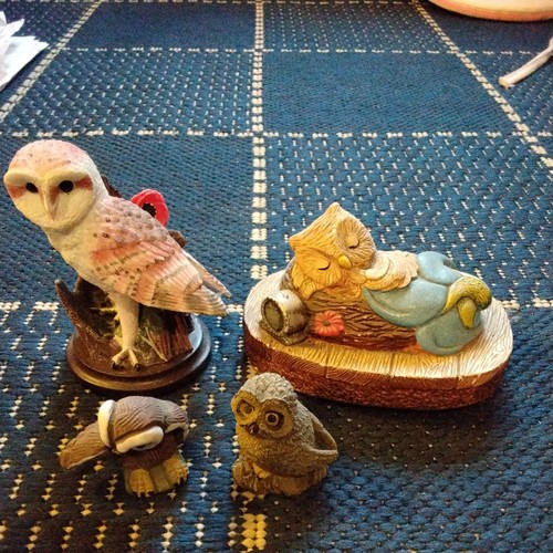 Vintage porcelain owls - 4,