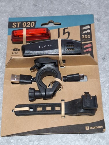 Decathlon 920 bike - decathlon, lights