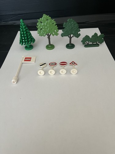 Vintage lego trees signs - vintage, trees,