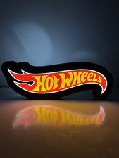 Hot Wheels Flame Logo Neon