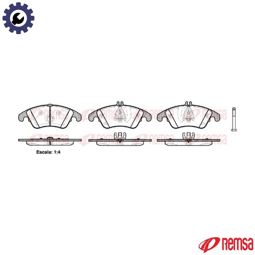 Brake pad set disc - pad,
