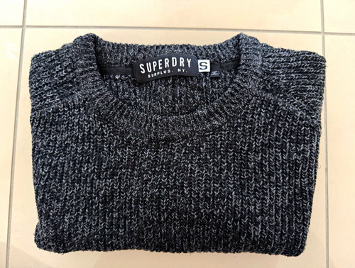 Superdry men grey knit - superdry, men’s