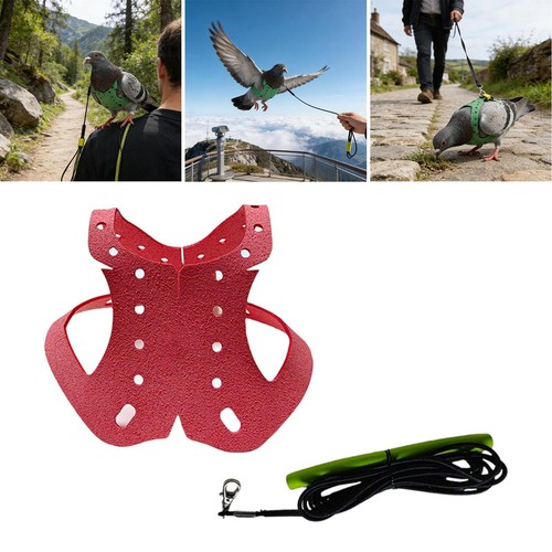 Pigeon harness and - and, leash