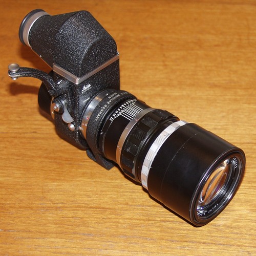 Leica visoflex with 200mm - leica,