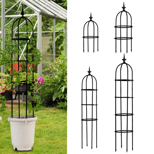 Outdoor garden metal obelisk - metal,