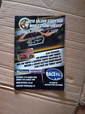 GMP COWDENBEATH SALOON STOCK CAR RACING WORLD CHAMPIONSHIP PROGRAMME AUGUST 2019