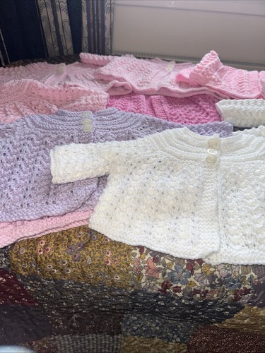 Hand knitted baby - hand, matinee