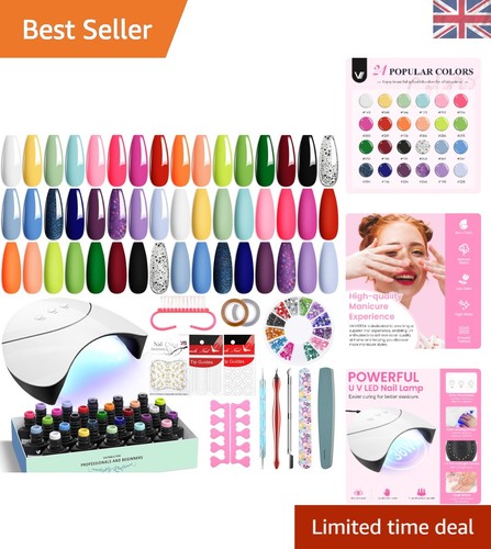 Complete gel nail kit pcs - nail,