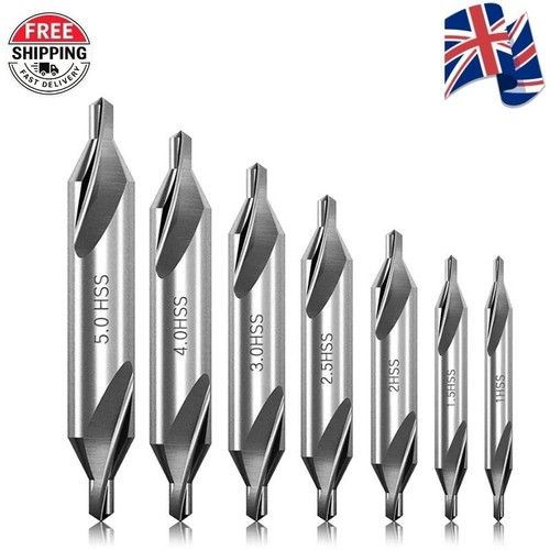 7pcs center drill bits - drill, set