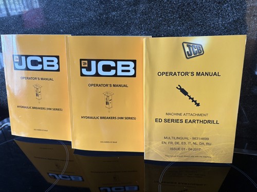 Jcb operators manuals - manuals, x