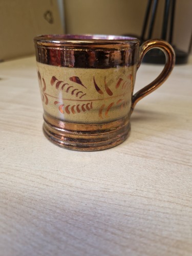 Antique copper beige lustre - copper,
