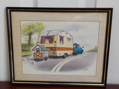 Lovely vintage framed humorous - vintage,