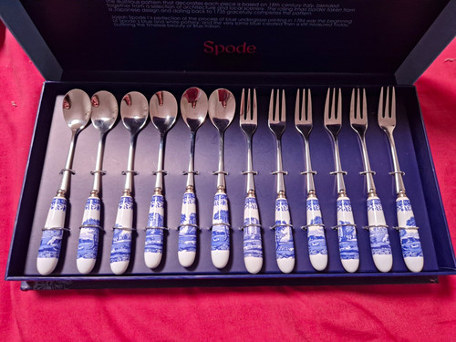 Spode blue italian boxed - spode,