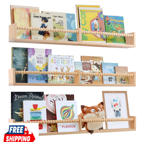 Nursery wall shelves beads - nursery,