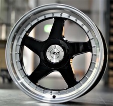 18" Black 04 Alloy Wheels Fits