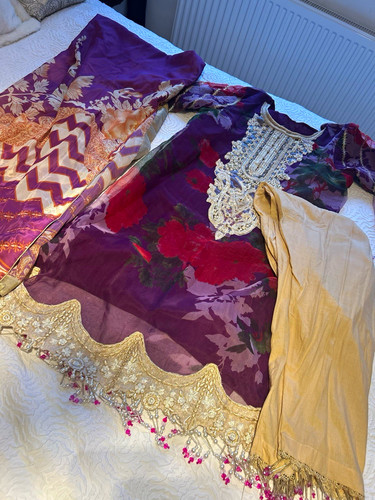 Women purple chiffon - purple,