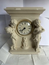 Tabletop Cherub Mantle Clock, referred to as "Peace of Heaven" or "Endless Love"