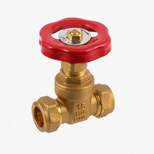 Westco 22mm Compression Brass NBS Gate Valve