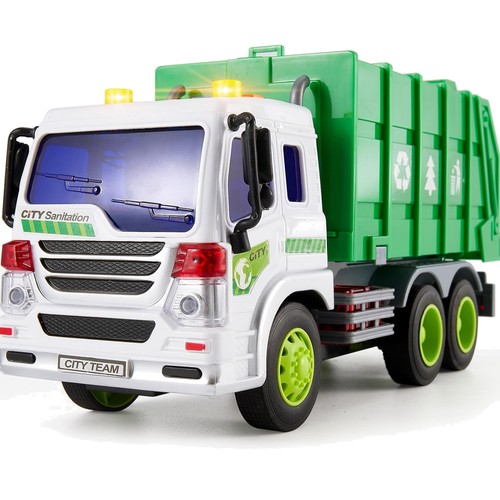 Boys girls recycling truck - &,