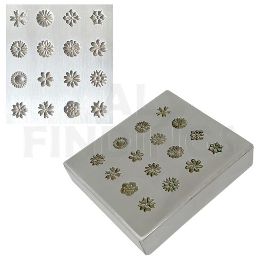 Mini flowers shot plate - plate, 16