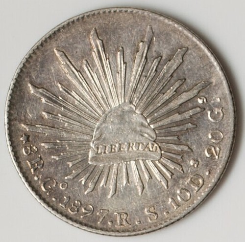 Mexico 1897 reales ch - 8,