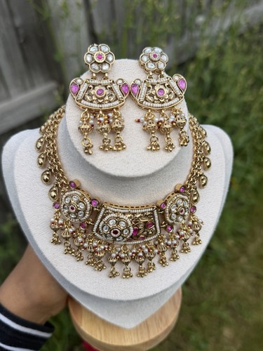 Gold plated kundan heritage - plated,