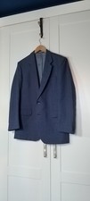 Vintage 1950s  Hepworths Hardy Amies Mens grey pinstripe 3 Piece Suit Jacket.
