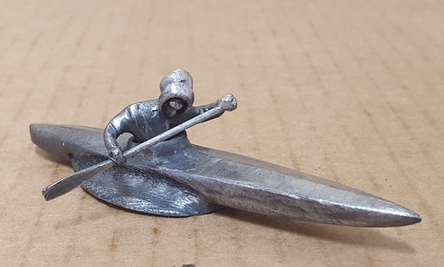 Cast pewter eskimo - pewter, inuit