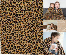 Leopard Print Fleece Flannel