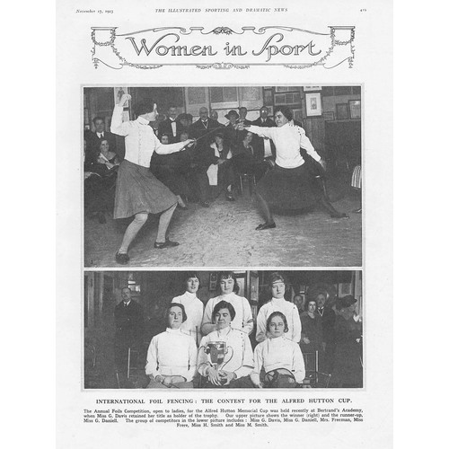 Foil fencing ladies - ladies, match