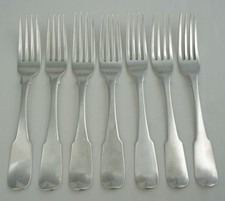 Pair 7 ¼" Edwardian Silver