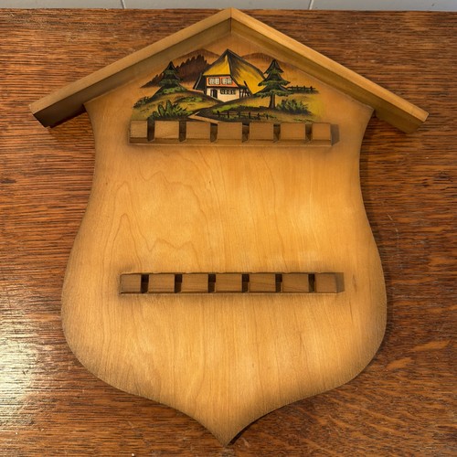 Vintage wooden spoon - rack, –