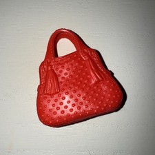 Barbie Evolution Fashionista Doll Red Dotted Bag Handbag Purse