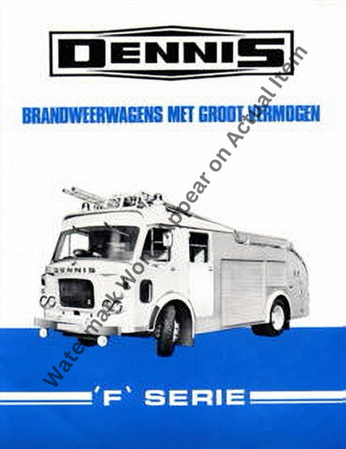 Dennis fire truck series - truck,
